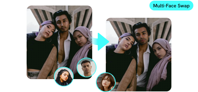 multi face swap