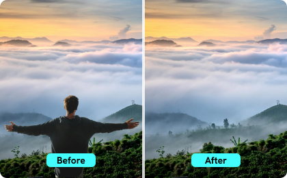 사진 사람 지우기