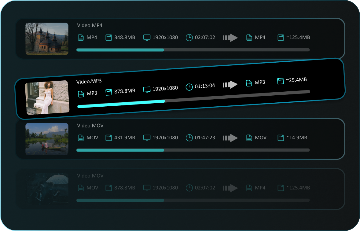 batch compress video in ultconv