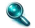 Puzzle piece with magnifier representing automatic video detection