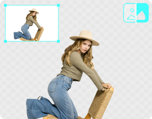 white background