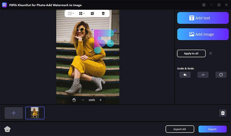 이미지에서 워터마크 만들기