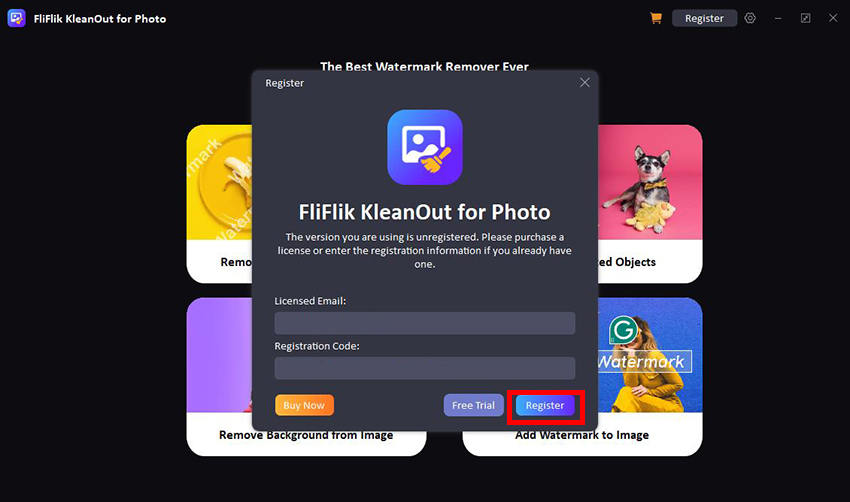 kleanout for photo 등록 라이선스