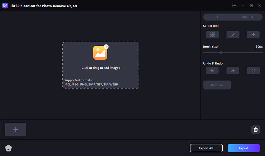 이미지에서 개체 지우기 선택