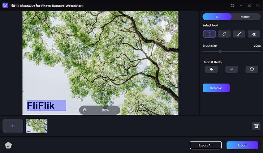 워터마크 제거하는 도구 선택