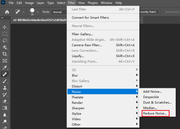 포토샵에서 사진 노이즈 제거