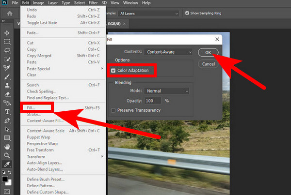 포토샵에서 gif 워터마크를 제거하기