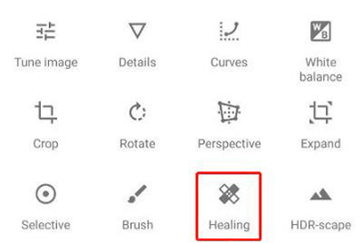 스냅시드에서 개체 제거하는 도구 선택하기